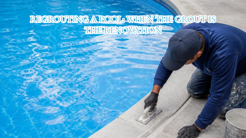 Regrouting a Pool When the Grout Is the Renovation